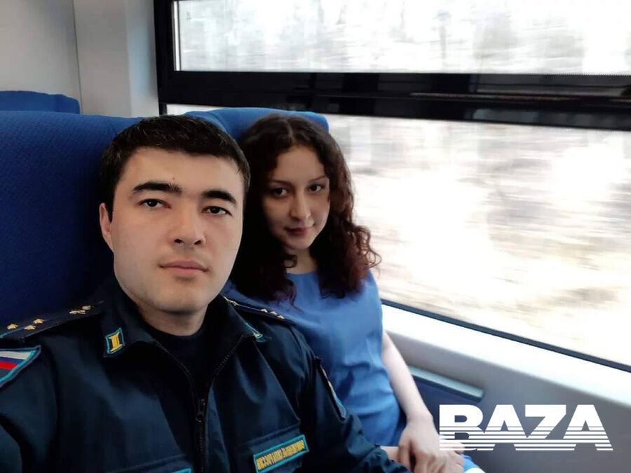 Хушбахт Турсунов с женой Фарзоной