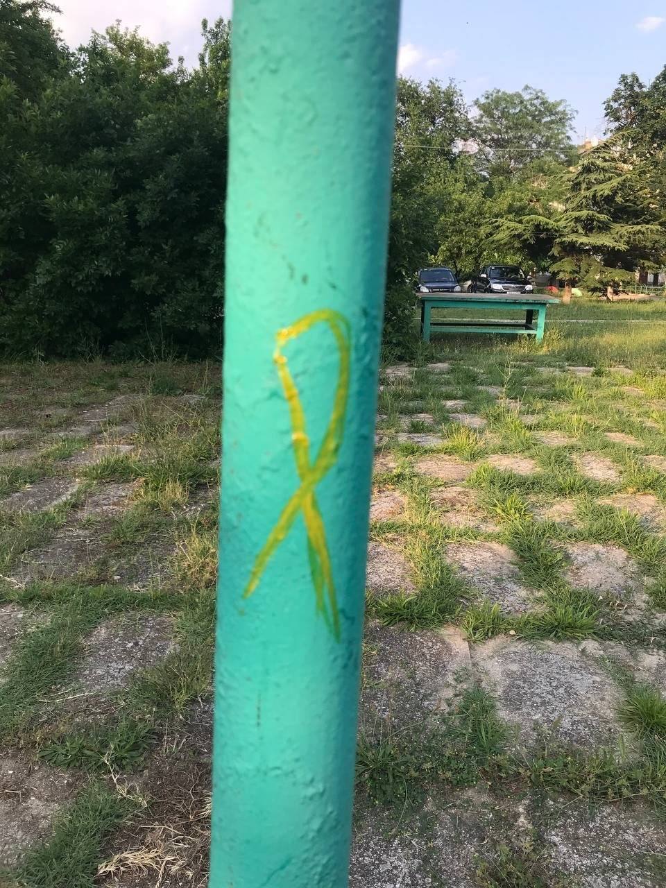 Жовта стрічка стала символом опору на тимчасово окупованих територіях
