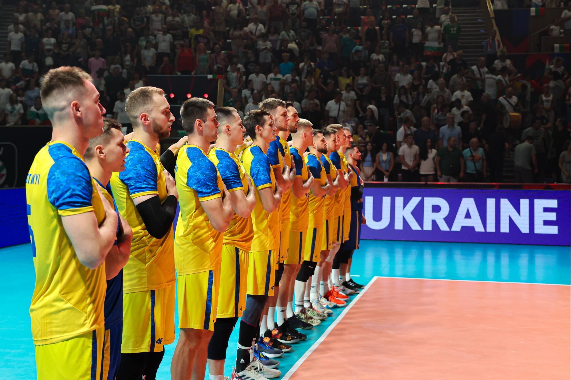 Сборная Украины потерпела третье поражение подряд на чемпионате Европы по волейболу