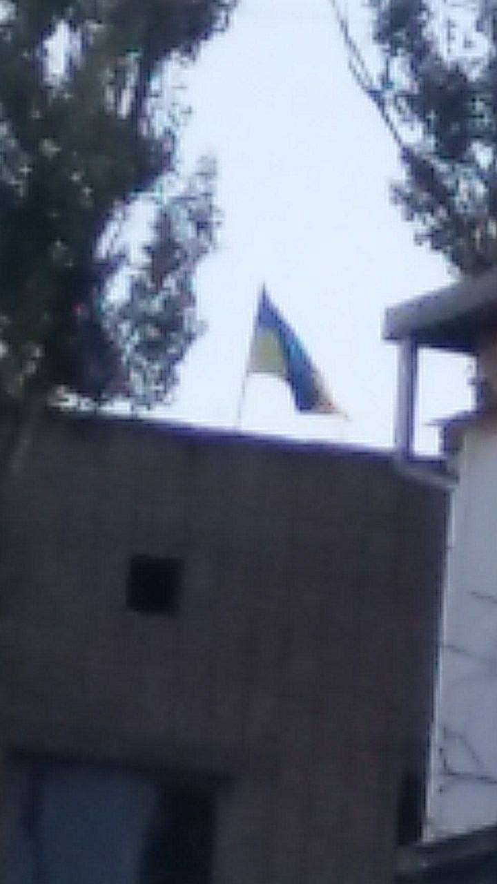 В  окупованій Каховці на Херсонщині підняли український прапор. Фото