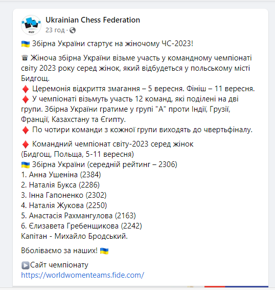 Сестры Музычук отказались выступать за сборную Украины