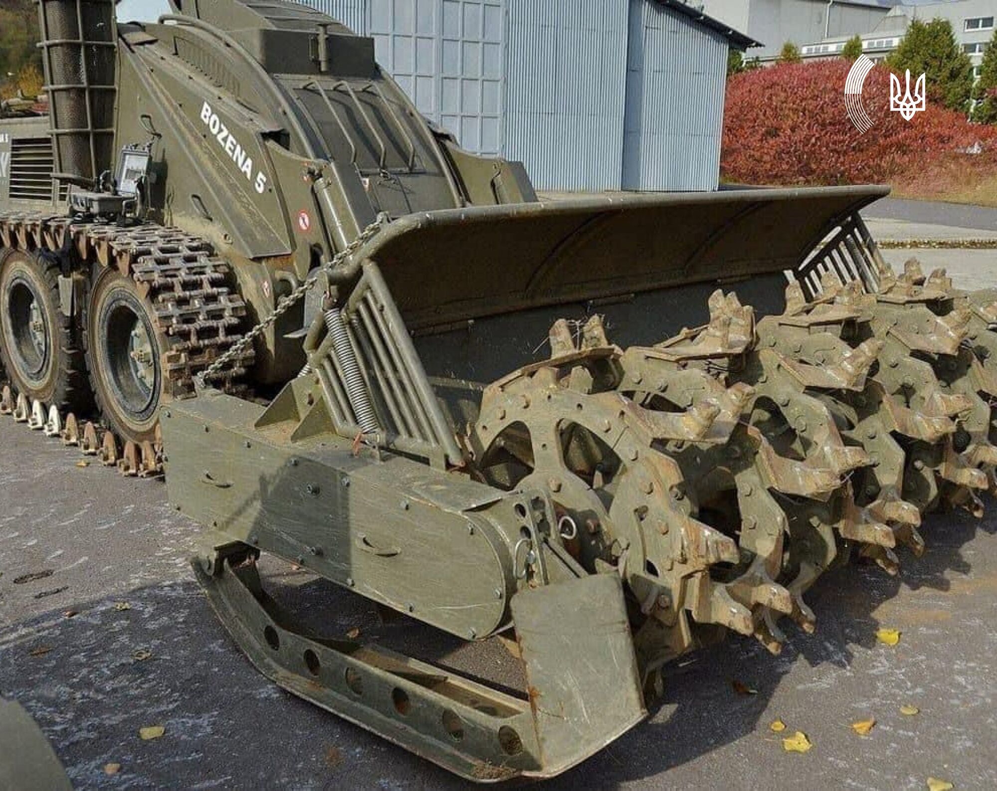 Словакия заказала для ВСУ машину разминирования Božena-5, когда она поступит в Украину. Фото