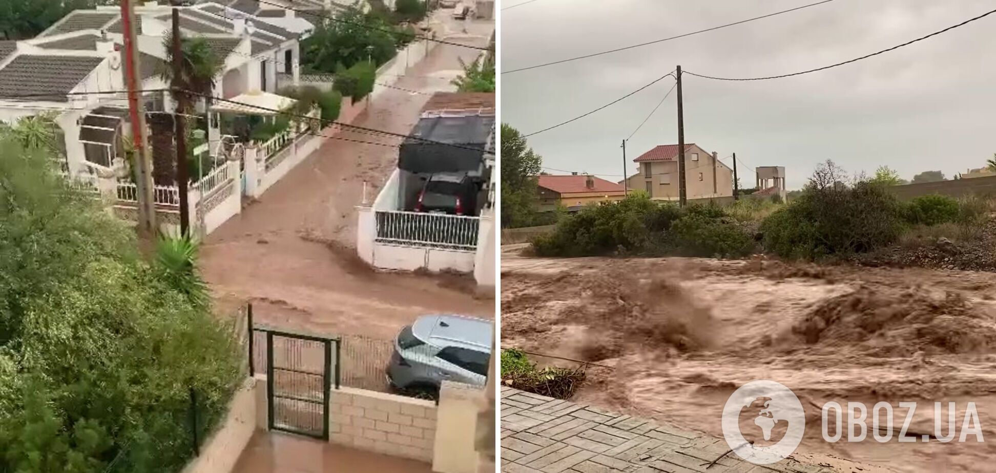 Испанию накрыл мощный ураган "Дана": улицы превратились в бурные реки, затопило метро, есть погибшие. Фото и видео