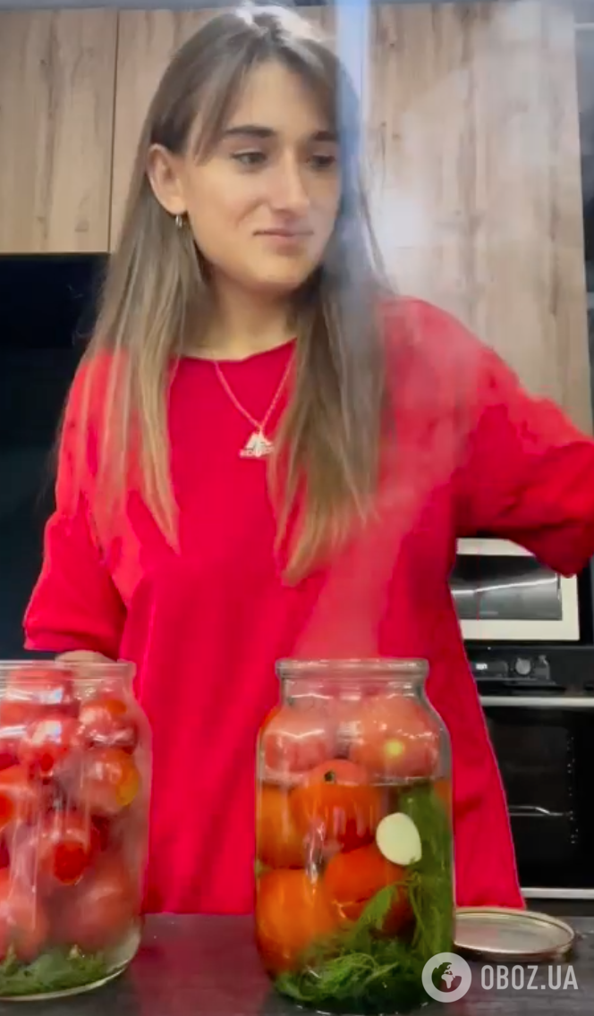 Приготовление помидоров