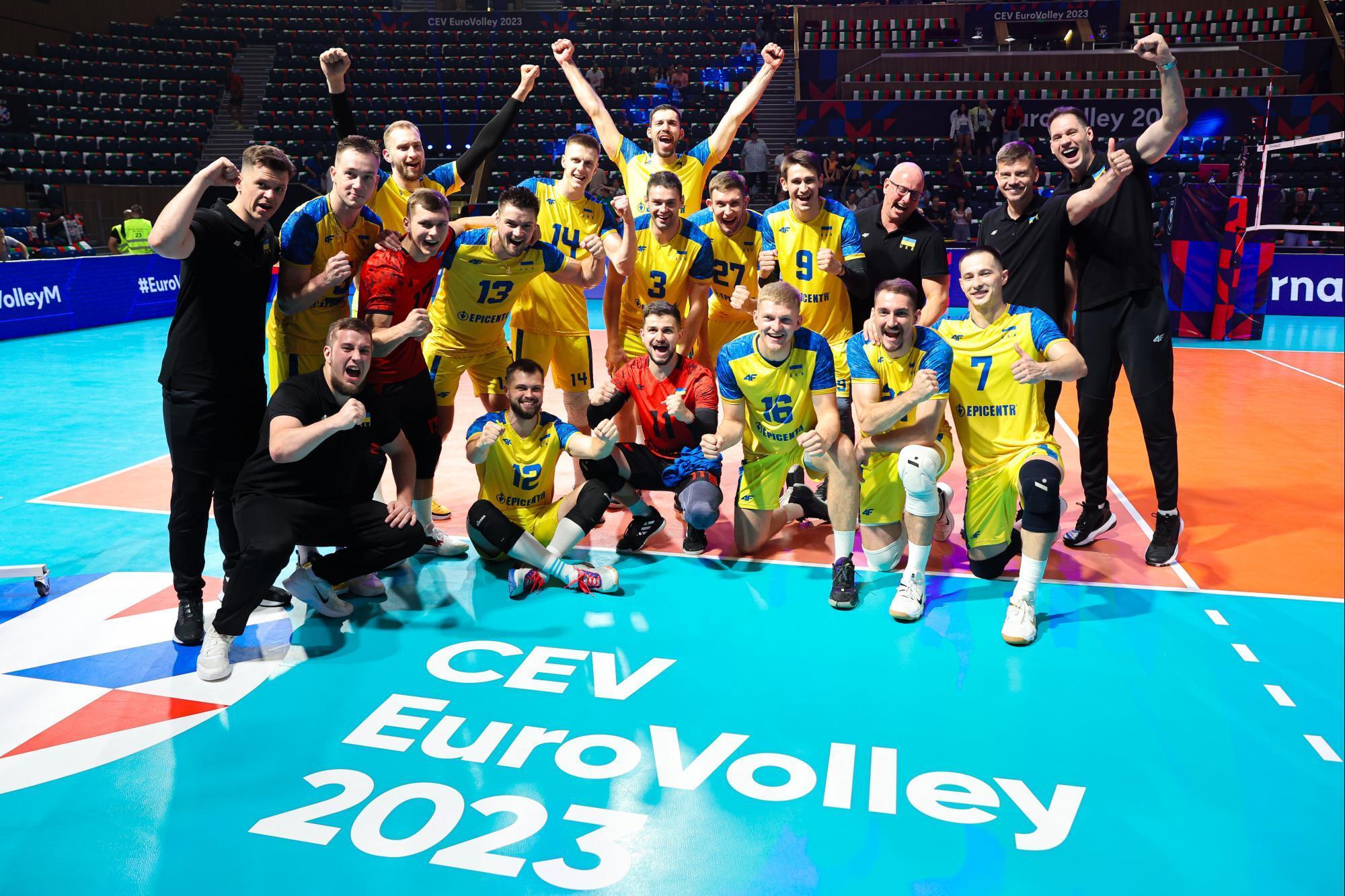 Україна обіграла Іспанію та вийшла у плей-оф чемпіонату Європи з волейболу