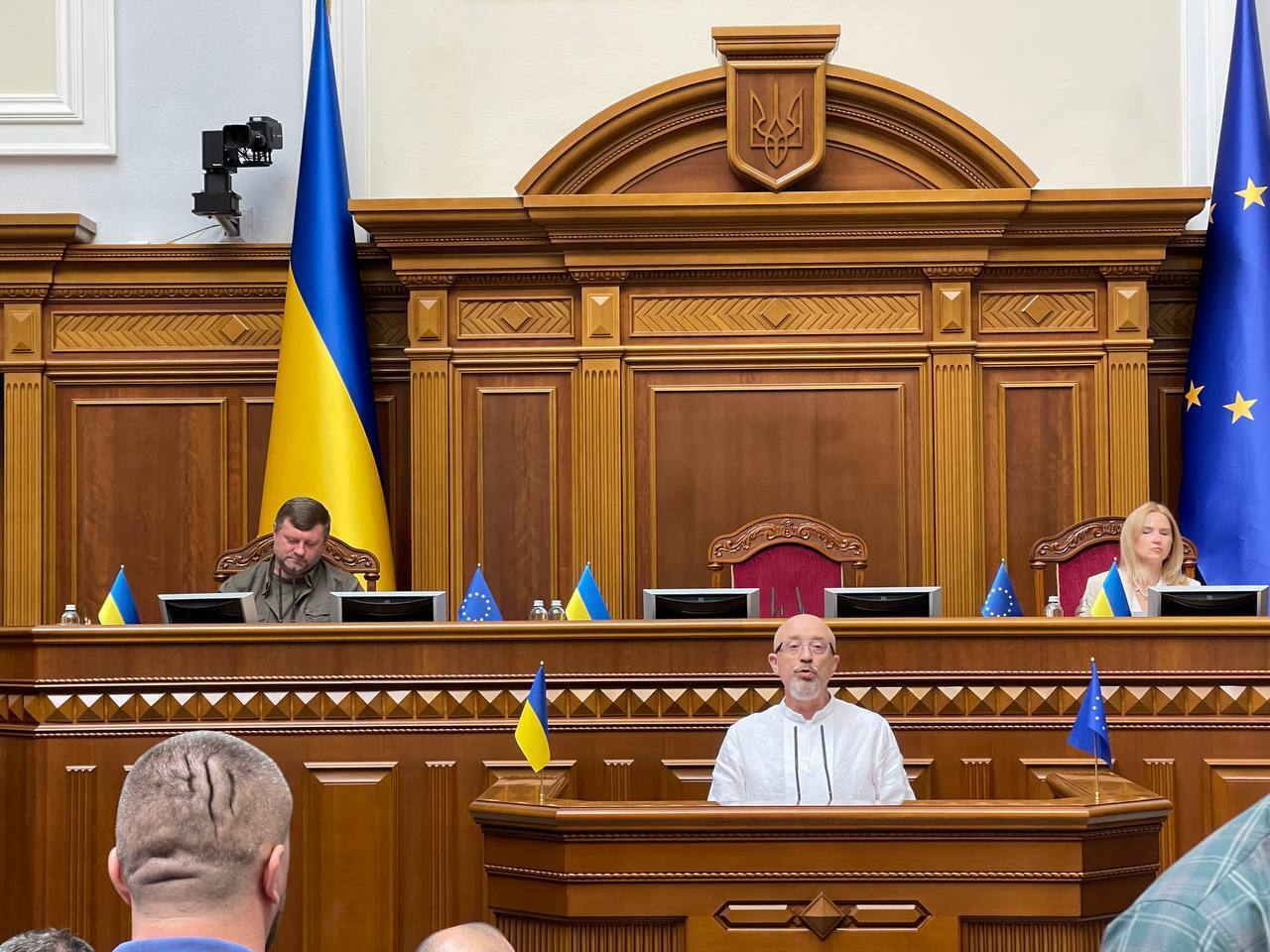 Верховна Рада підтримала відставку Резнікова з посади міністра оборони України