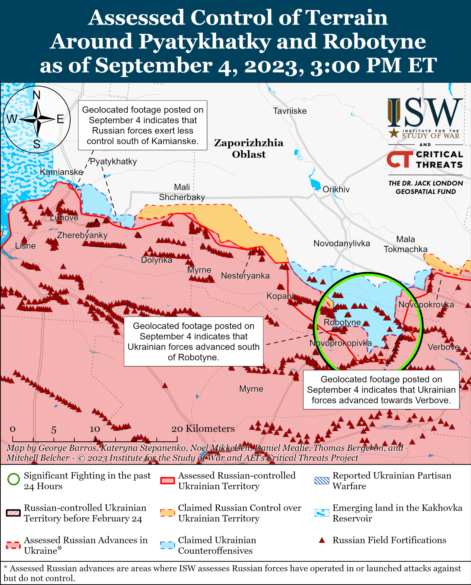 В ISW оцінили просування ЗСУ на Запоріжжі та вказали на важливий "нюанс": проблеми у військ Путіна наростають. Карта