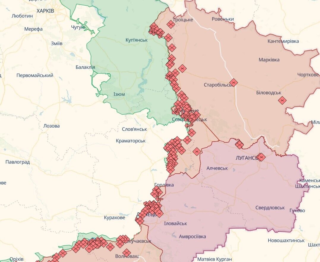 ЗСУ успішно відбили атаки росіян на Донбасі та продовжують контрнаступ на Запоріжжі: відбулось понад 20 бойових зіткнень – Генштаб