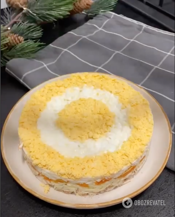 Вкусный салат для праздничного стола