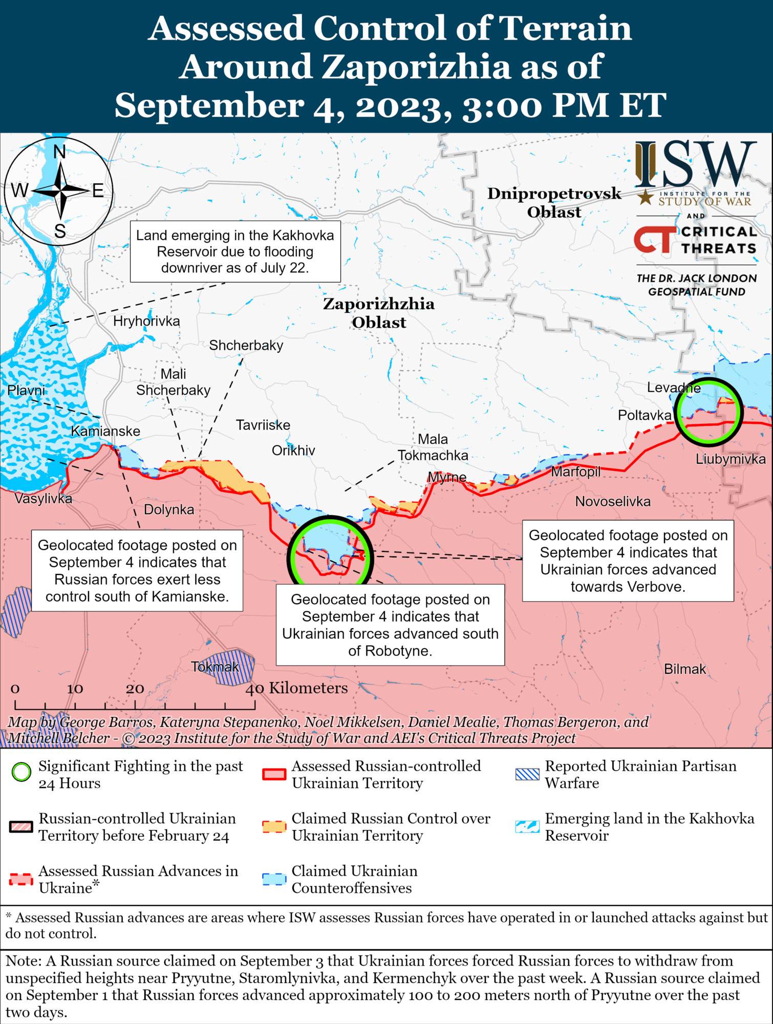 В ISW оцінили просування ЗСУ на Запоріжжі та вказали на важливий "нюанс": проблеми у військ Путіна наростають. Карта