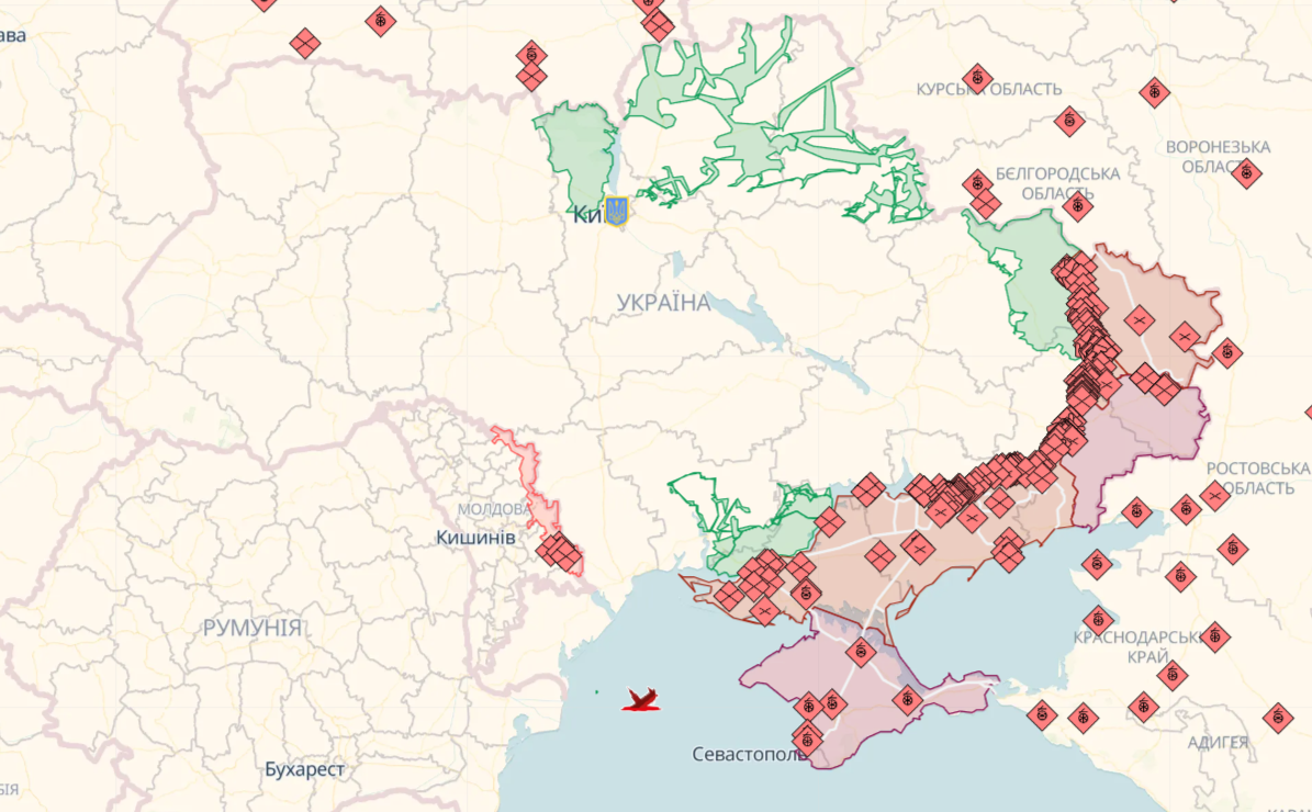 На картах DeepState з'явиться позначення замінованих територій: що відомо