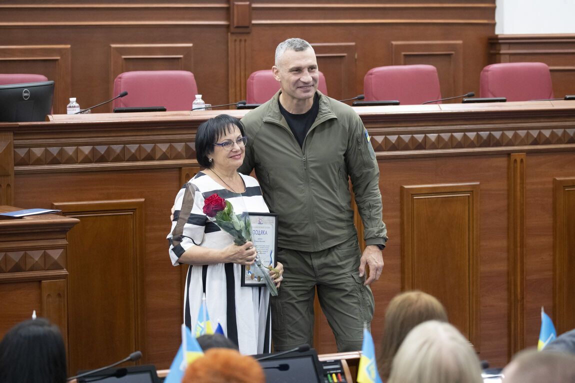 Кличко вручил награды городского головы киевским предпринимателям
