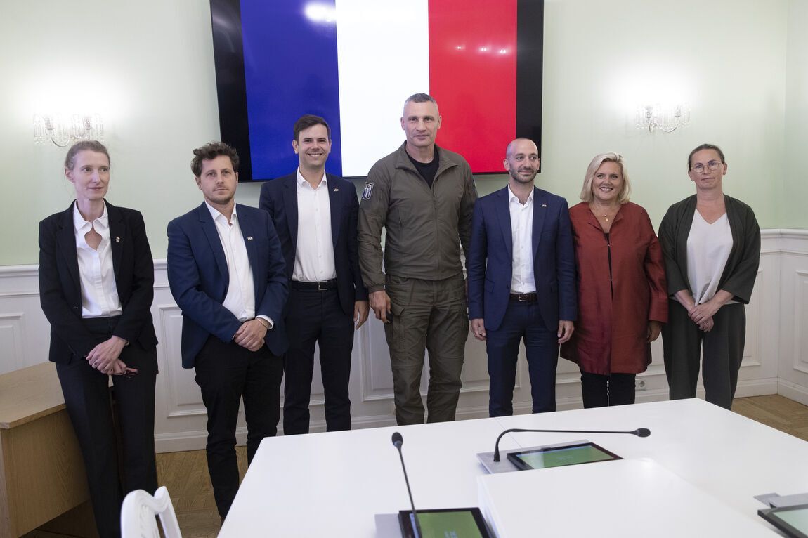 Кличко встретился с делегацией депутатов Национального собрания Франции