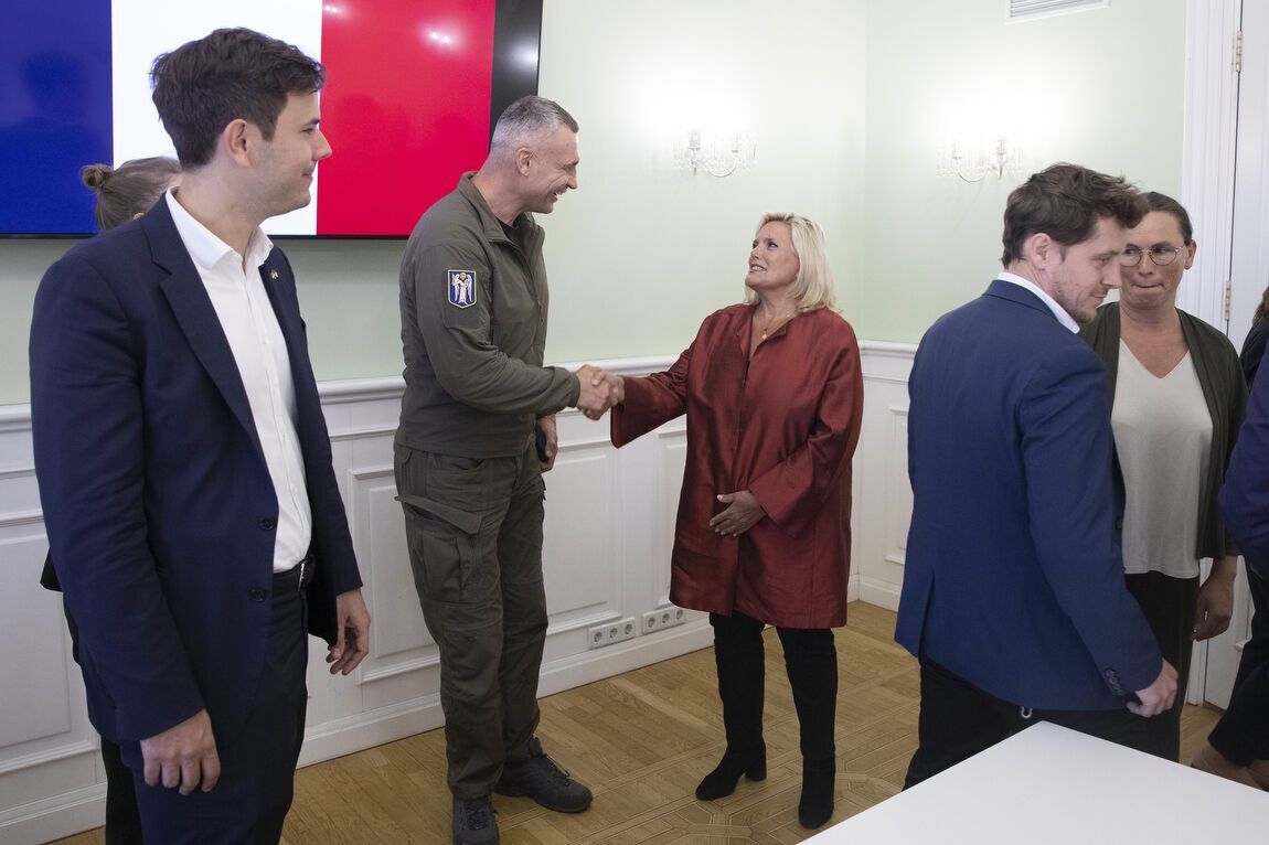 Кличко встретился с делегацией депутатов Национального собрания Франции