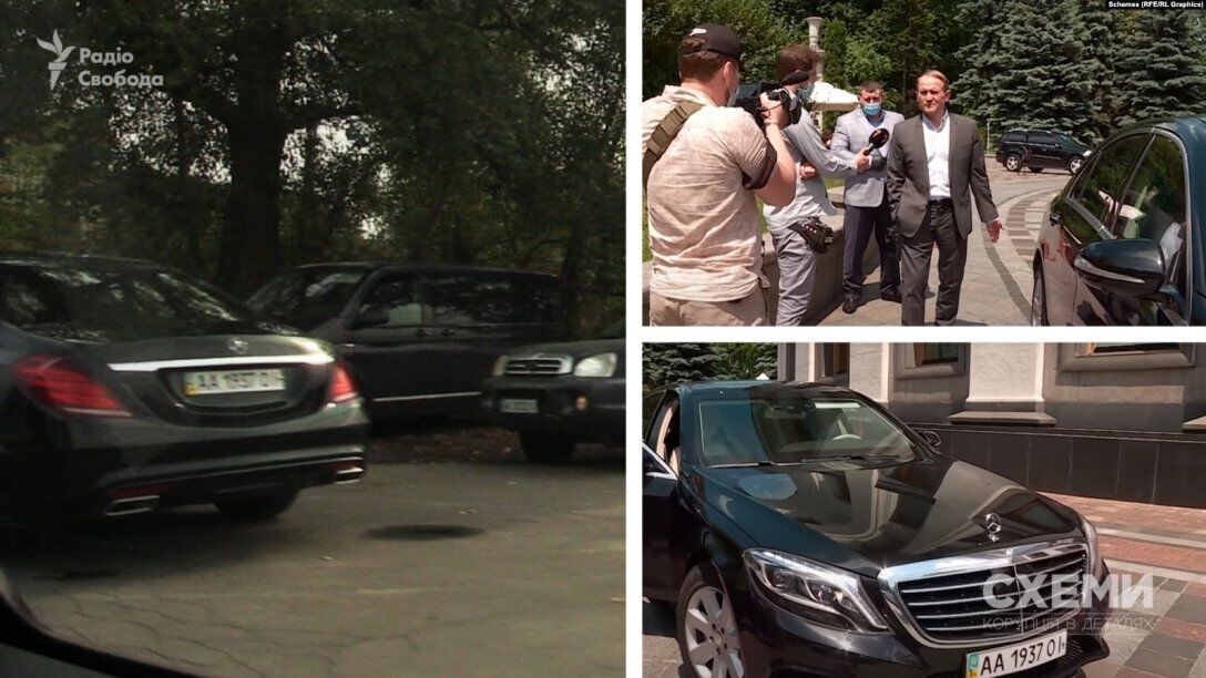 Зник броньований Mercedes Медведчука: автомобіль оголосили у розшук