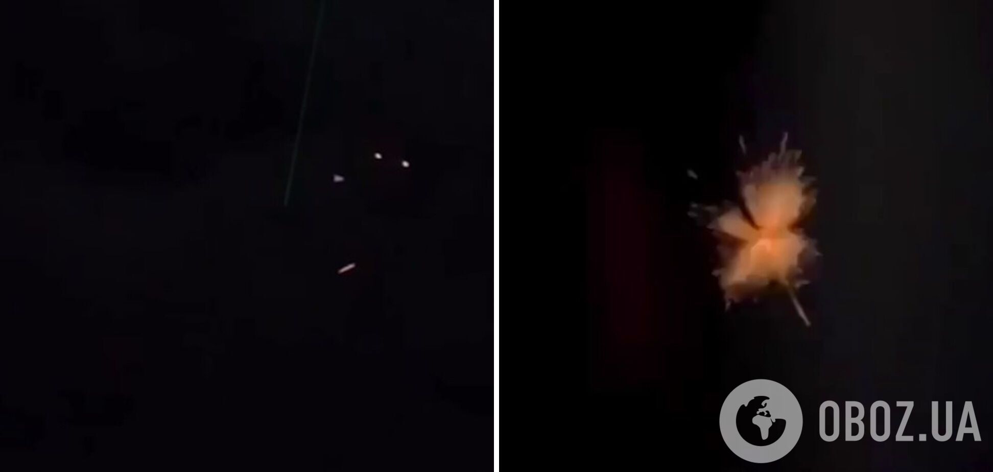 На захисті неба: у ДПСУ і ПС показали, як нищили "Шахеди" в новорічну ніч. Відео