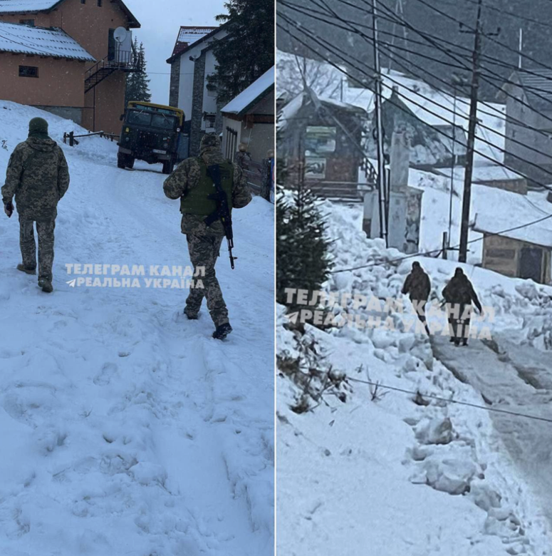 На гірськолижний курорт Драгобрат завітали співробітники ТЦК. Фото і відео