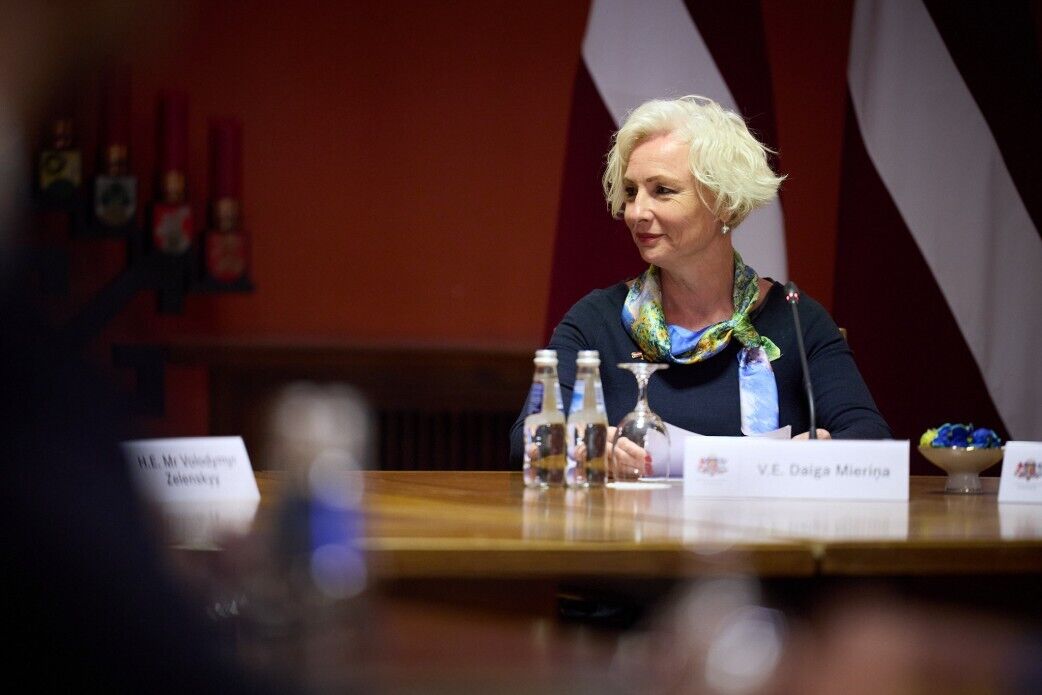 Дайга Миериня, председатель Сейма Латвии