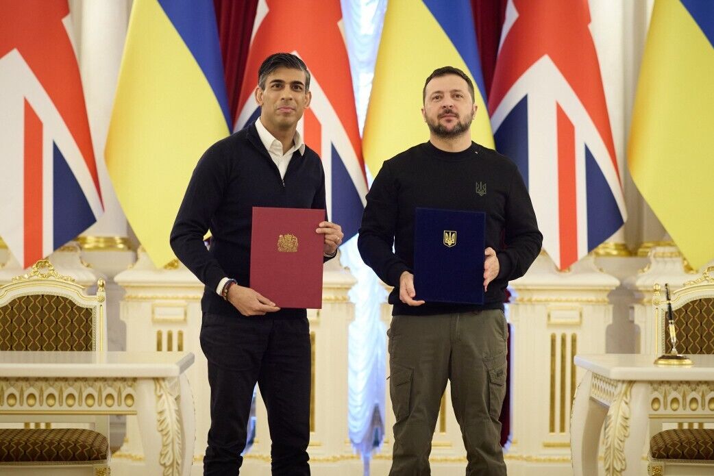 Зеленський і Сунак підписали історичну угоду про співробітництво України і Британії у сфері безпеки: що відомо