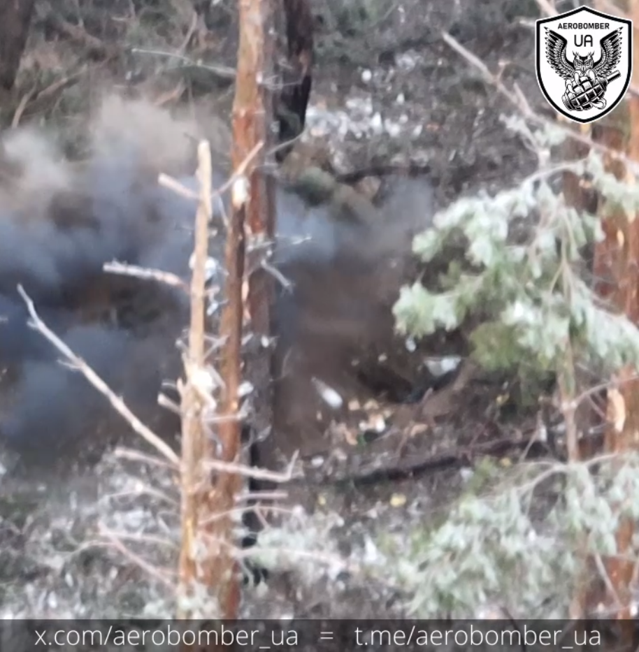 Українські пілоти дронів натрапили на засідку ворога і змусили пошкодувати про "зустріч". Відео 