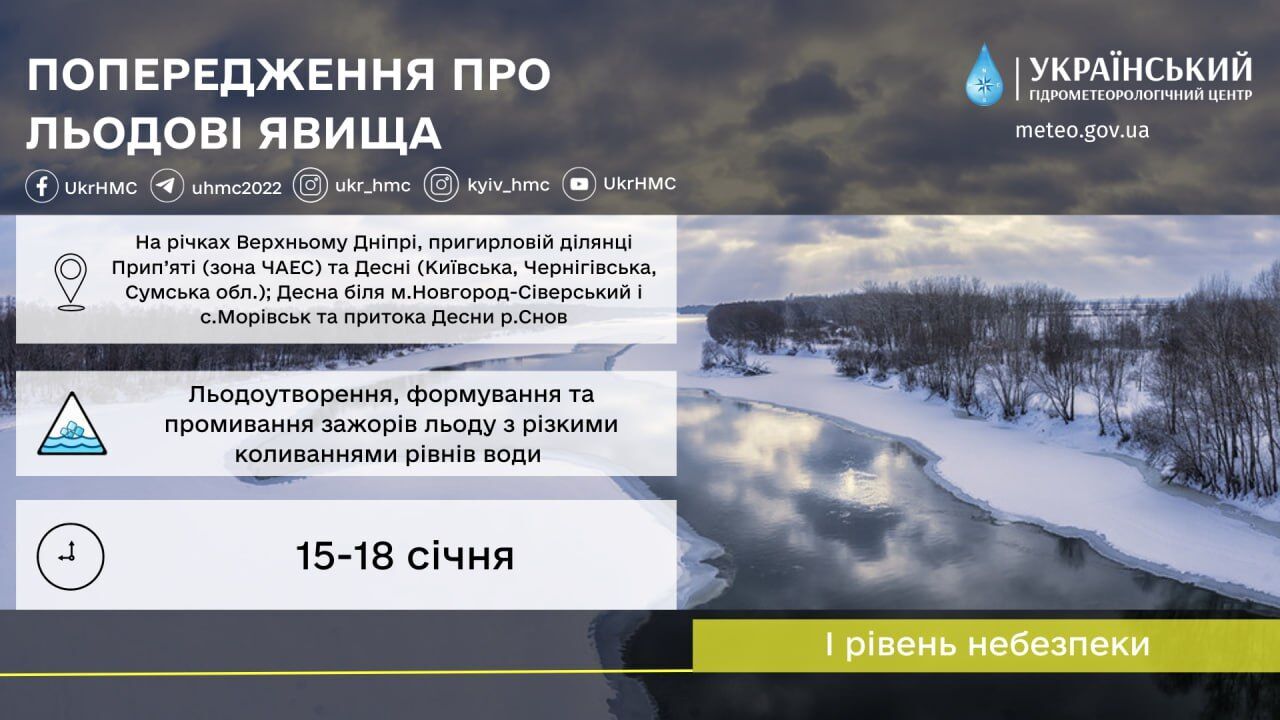 Местами снег и до -5°С: подробный прогноз погоды по Киевщине на 16 января