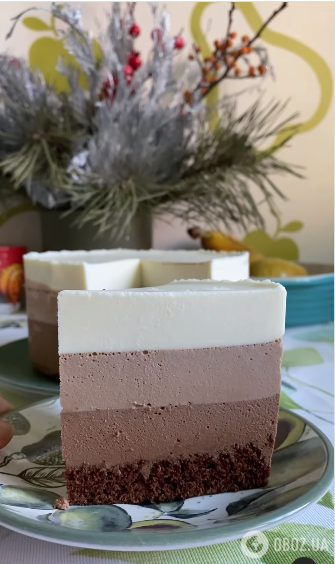Торт ''Три шоколада'': идеальный легкий десерт, который понравится всем