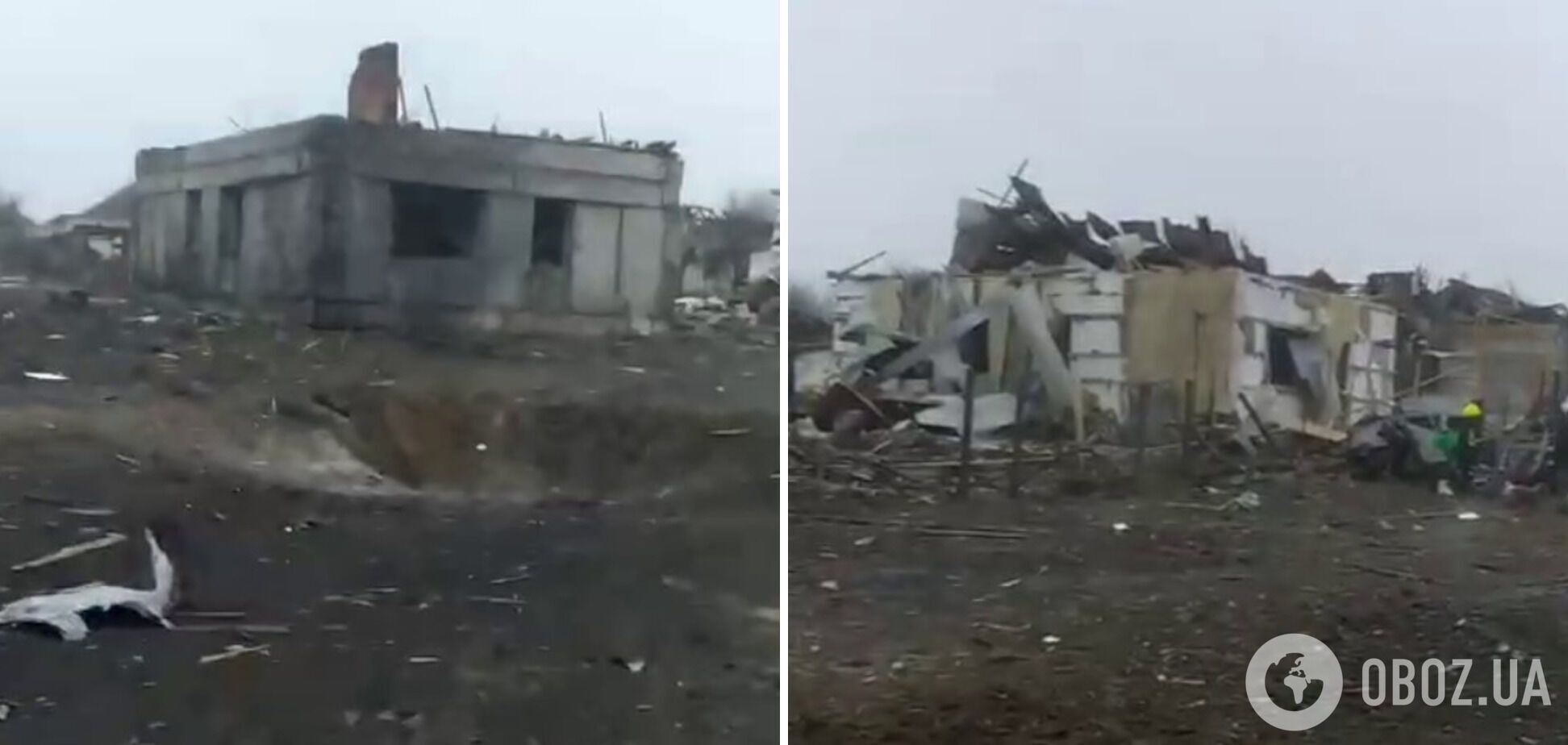 "Все згоріло": у Воронезькій області одна з випущених по Україні ракет впала на село, зруйновано будинки. Відео