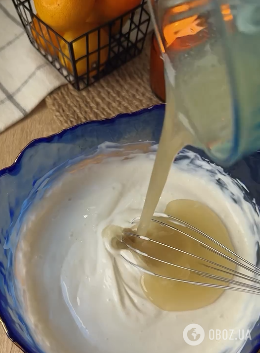 Нежный мандариновый десерт без выпекания: быстро застывает в холодильнике