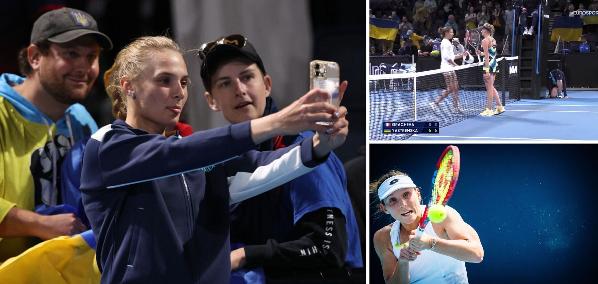 Ястремская драматично вышла в 1/8 Australian Open, написав на камере "Все буде Україна". Видео