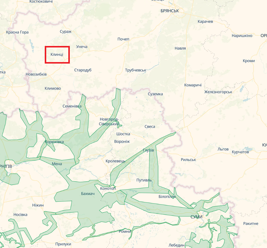 У Росії поскаржилися, що довелося захищати Брянську область від українського БПЛА