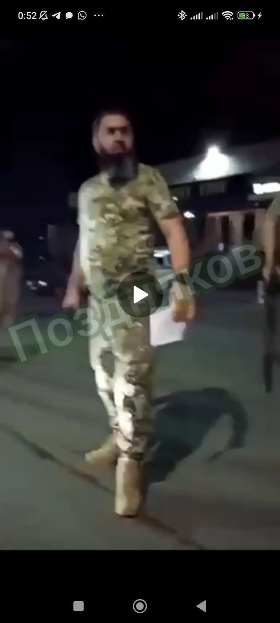Кадыровцы чуть не перестреляли военных РФ в оккупированном Мелитополе: всплыло видео с любимцем Кадырова