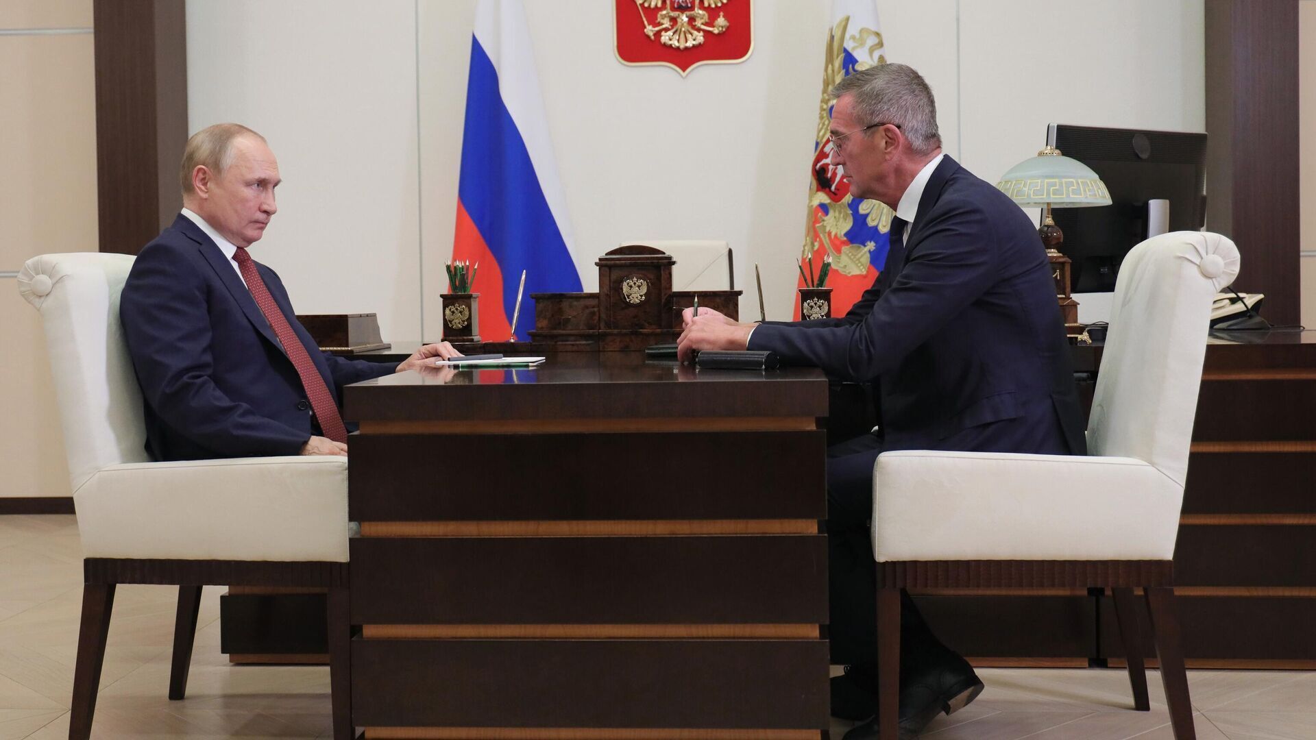 Путін на зустрічі з Обносовим