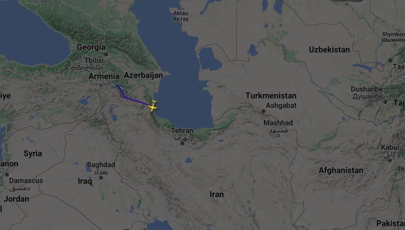 Нещодавно був помічений поблизу Сирії: що відомо про маршрут літака Іл-76, який розбився в Бєлгородській області