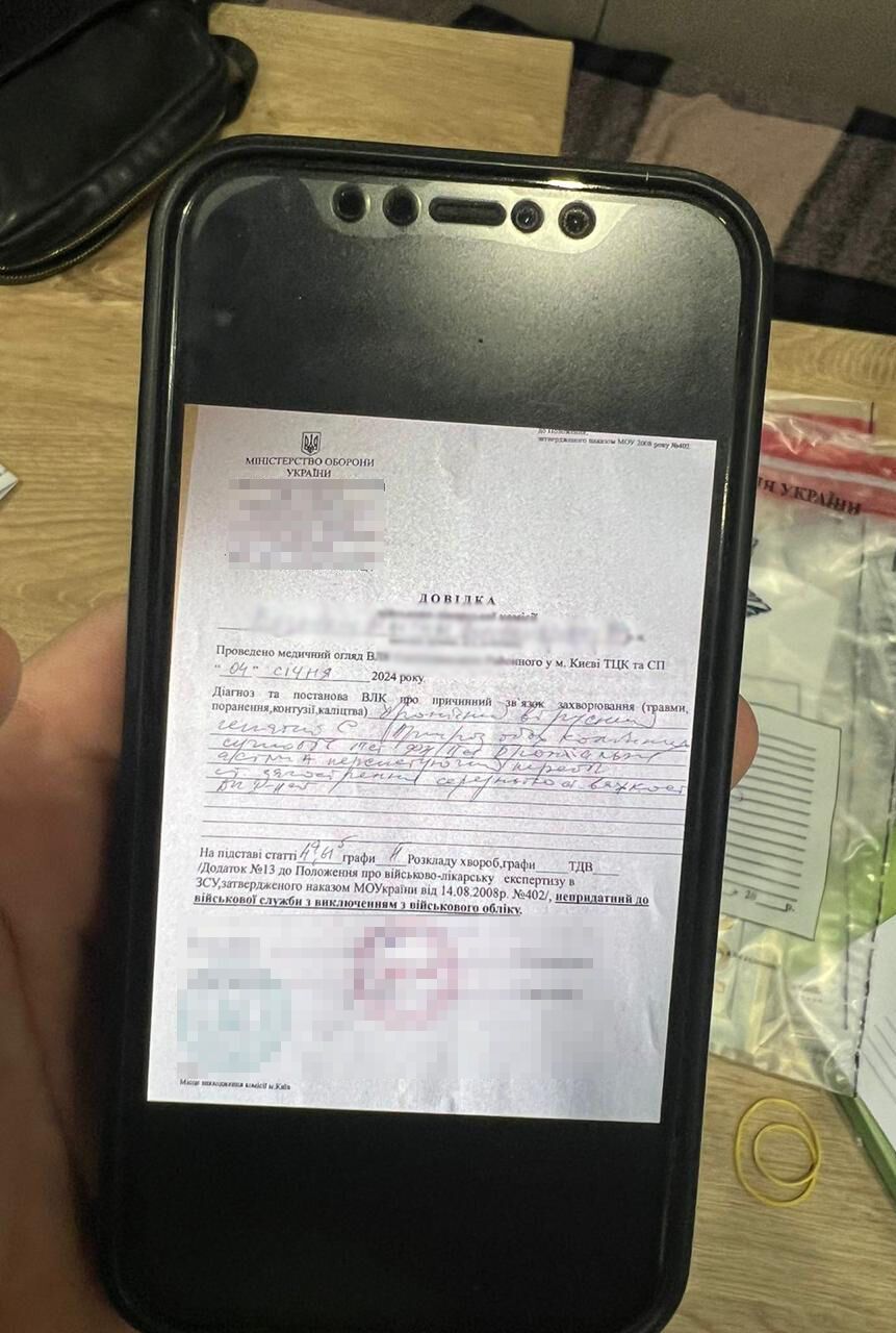 В Киеве с поличным задержали врача, который за $9 тыс. обещал уклонистам снятие с воинского учета. Фото