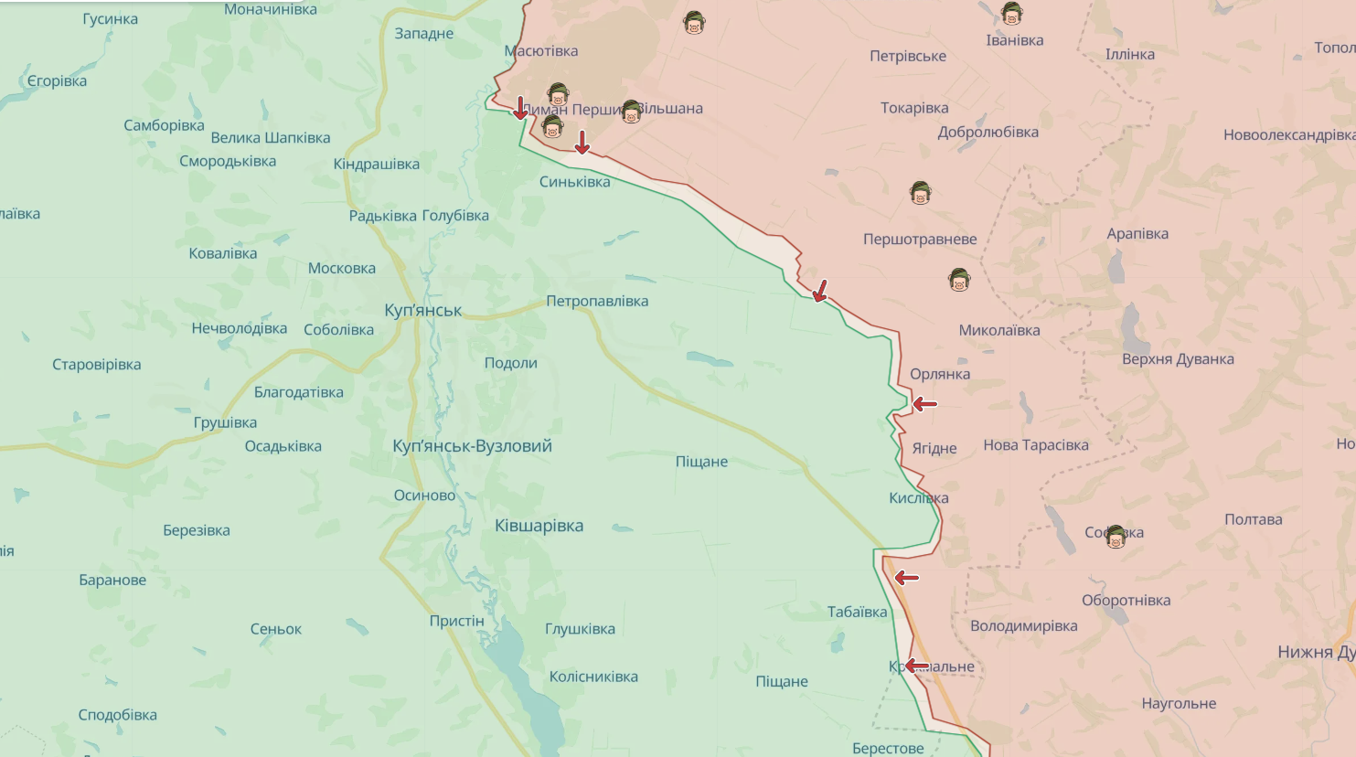 За добу на фронті відбулося 82 бойових зіткнення: у Генштабі назвали найгарячіші напрямки. Карта
