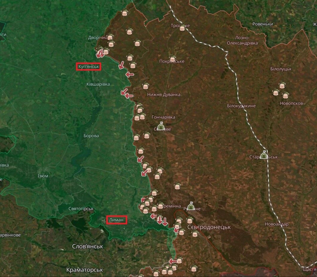 Сухопутные войска: РФ не имеет стратегических успехов на Купянском и Лиманском направлениях