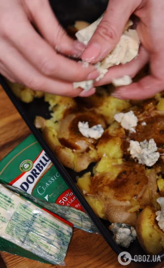 Давлена картопля із сиром ''Дор блю'': унікальний смак звичної страви