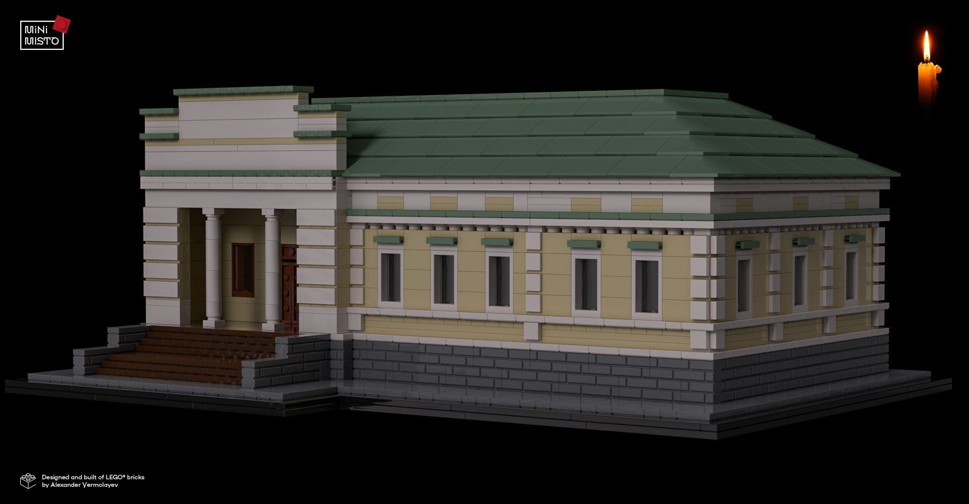Николаевский дизайнер из LEGO воспроизводит разрушенные обстрелами РФ здания. Фото и видео