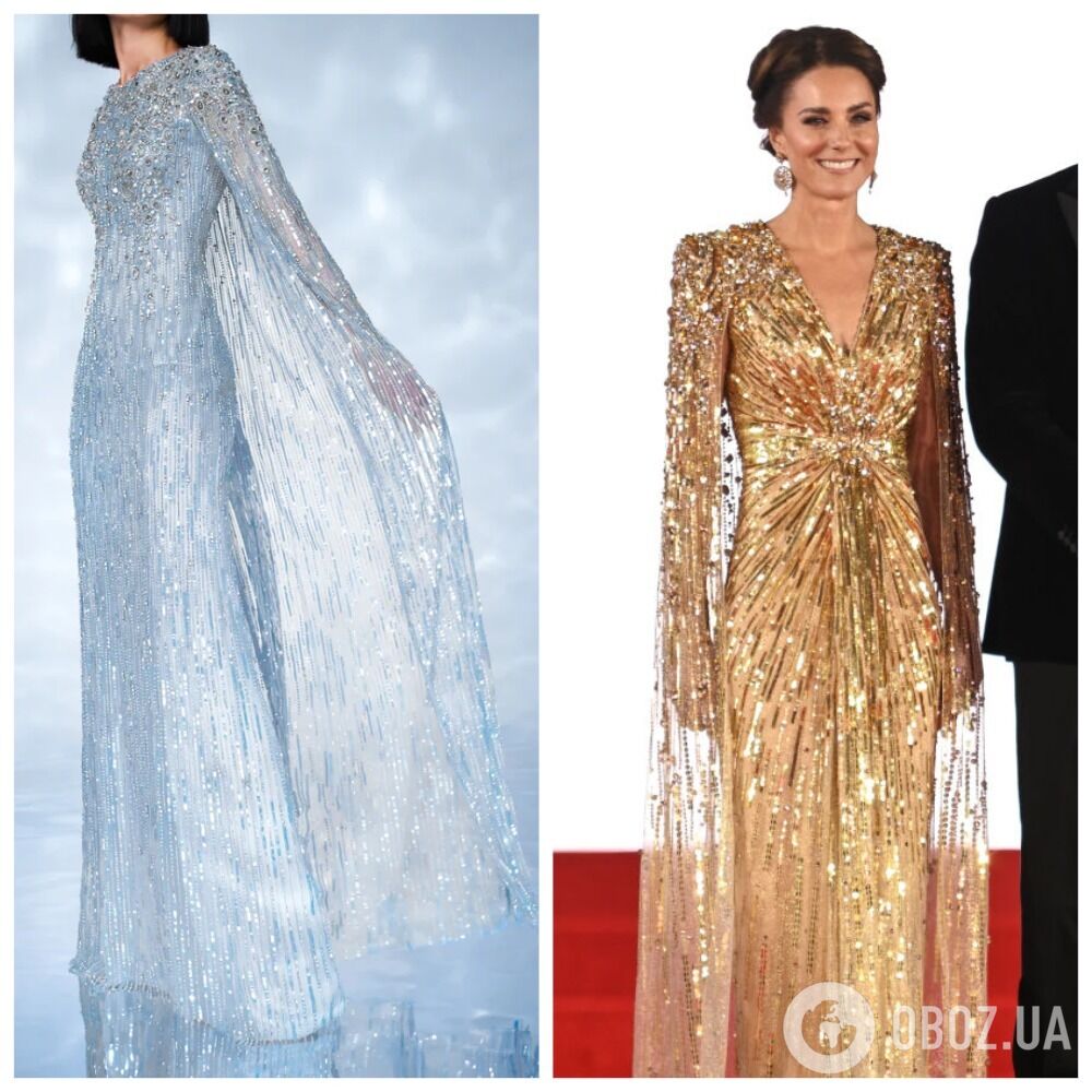 Платье с эффектом водопада. Жена принца Брунея повторила "ослепительный" образ Кейт Миддлтон