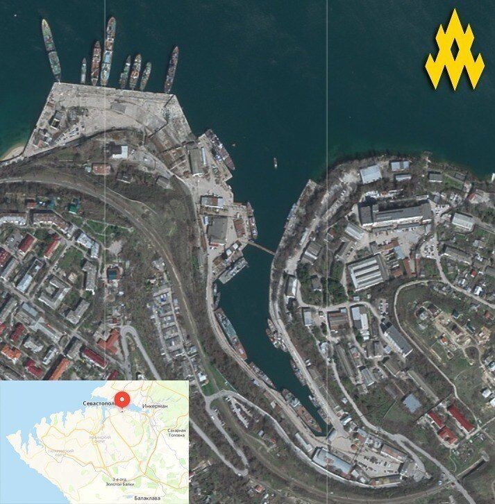 Оккупанты в Севастополе ремонтируют несколько кораблей: агенты "Атеш" провели разведку. Фото