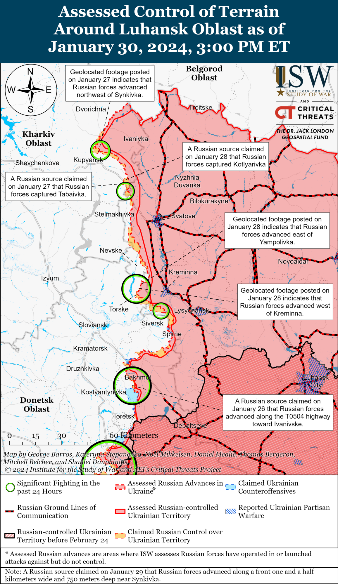 Війська РФ активізували наступальні операції на Харківщині: в ISW оцінили, чи зможе ворог просунутися. Карта