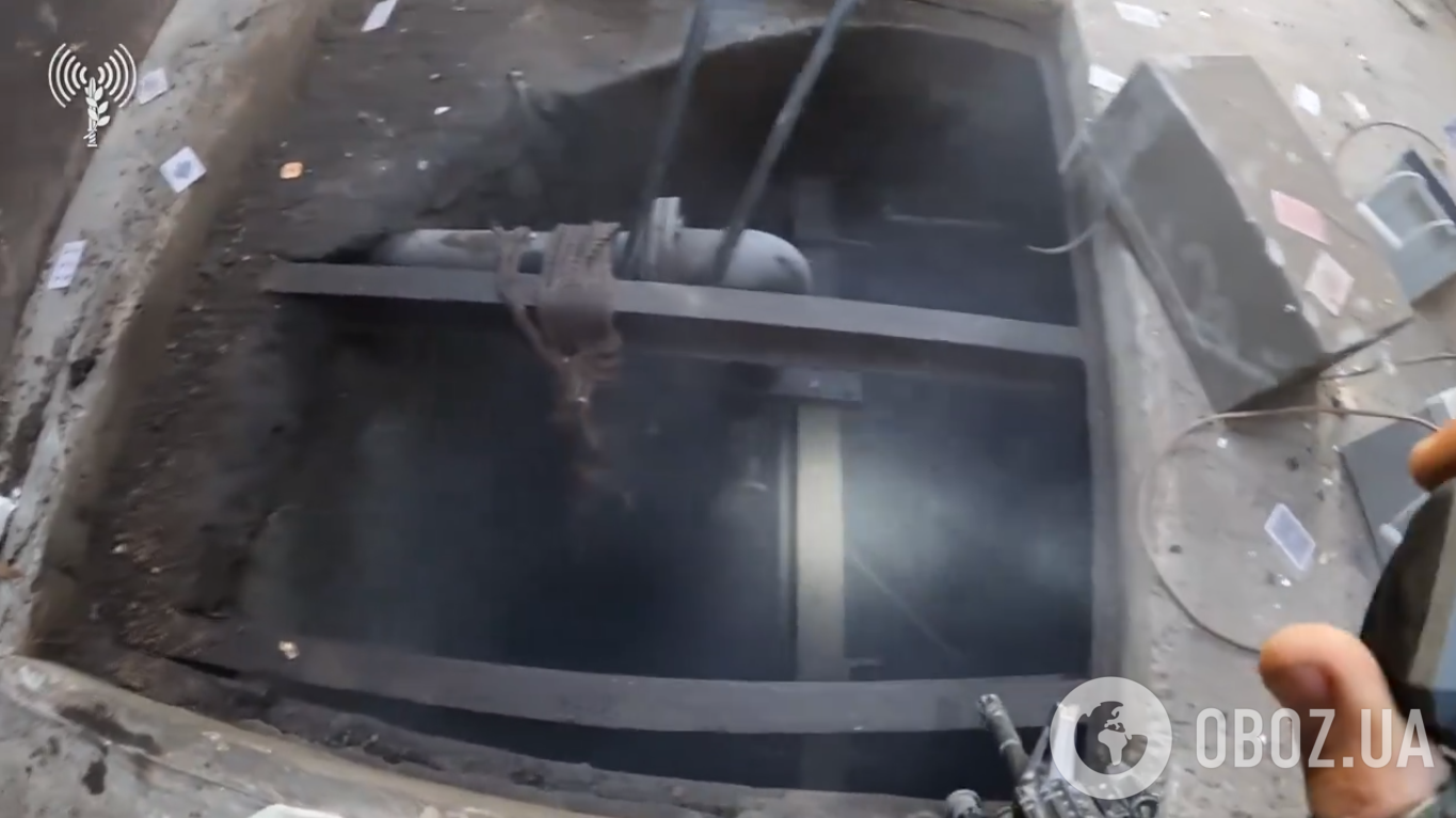 Шахта одного з тунелів ХАМАС