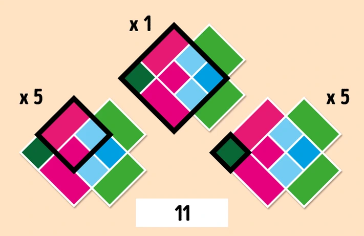 Сколько квадратов на ярком рисунке: задача, которая заставит задуматься