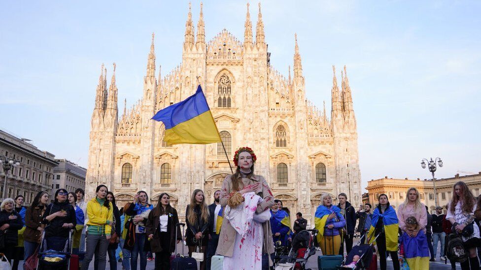 Російська пропаганда в дії: в Італії готували виставку про "розквіт" Маріуполя під окупацією