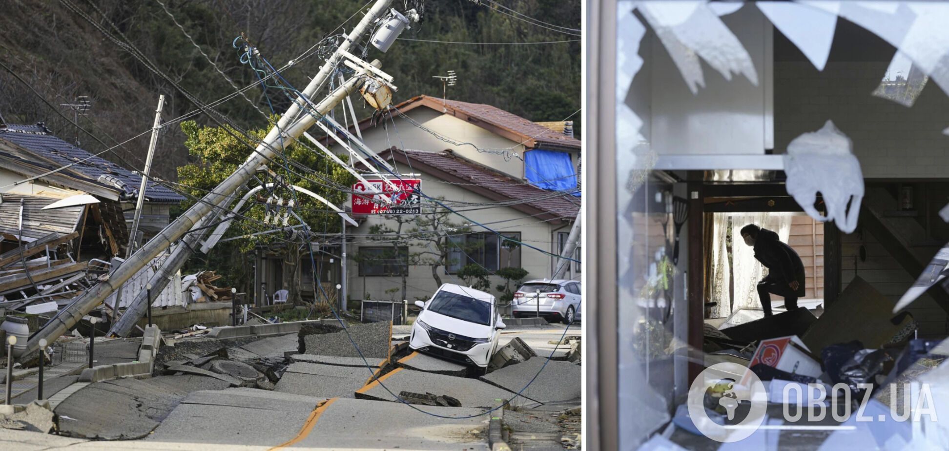 Число жертв землетрясения в Японии возросло до 168: поиски продолжаются девятый день. Фото разрушений