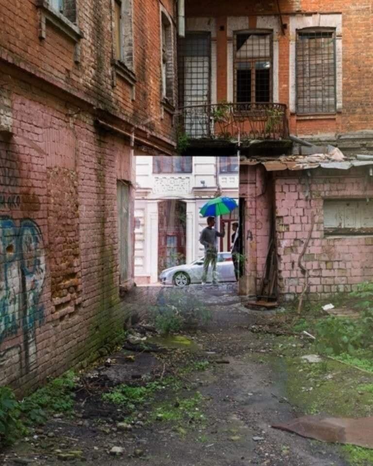 Справжнє надбання Києва: у мережі показали старі дворики на Подолі. Архівні фото