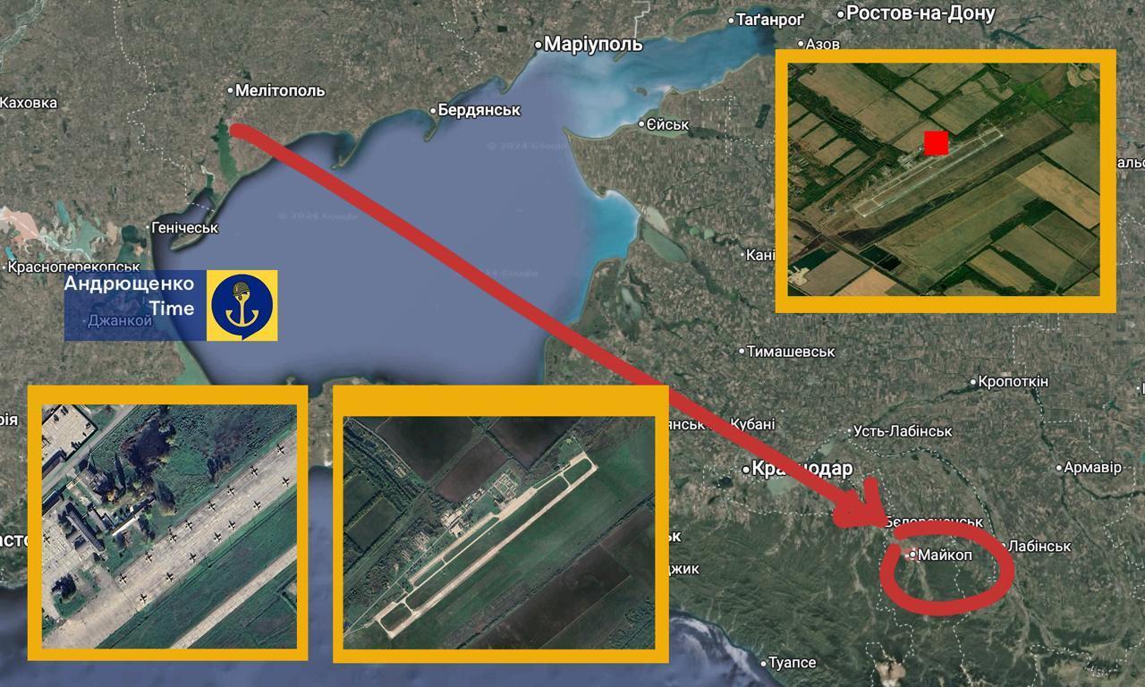 Звідти піднімались літаки для ударів по Україні: у ГУР та СБУ розкрили, скільки Су-34, Су-35 та Мі-8 було на ураженому в Адигеї аеродромі