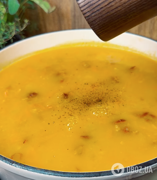 Гороховый суп с мясом