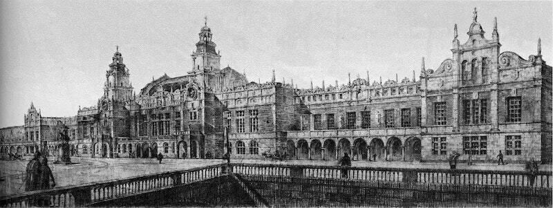 Як лицарський замок: яким був перший залізничний вокзал Києва понад 130 років тому. Фото