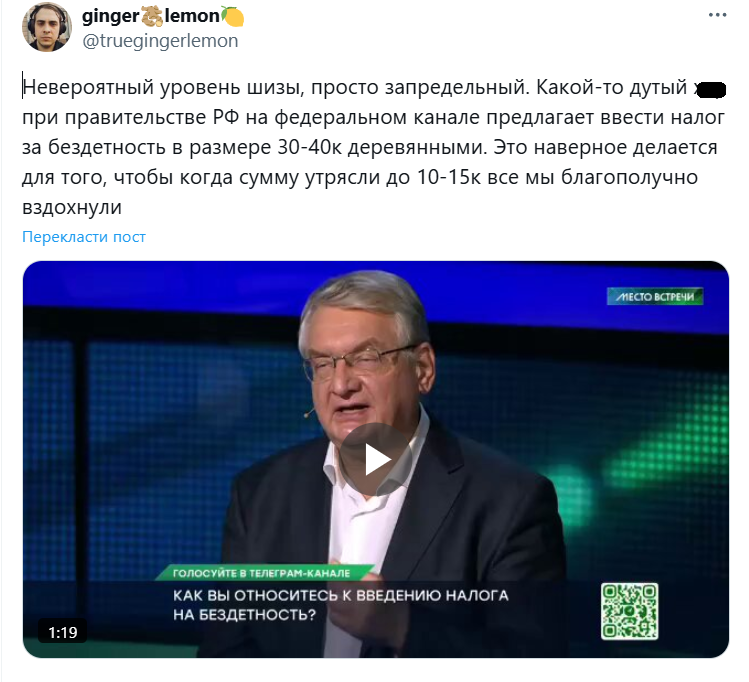 Зачем россиян пугают огромным налогом на бездетность